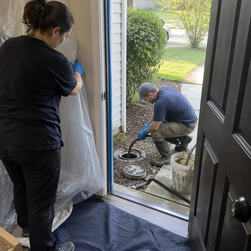 Stay Home During Sewage Cleanup in Longmont